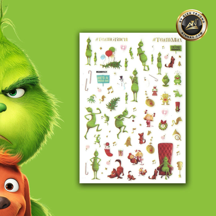 STICKER - GRINCH CHRISTMAS | 1 PCS