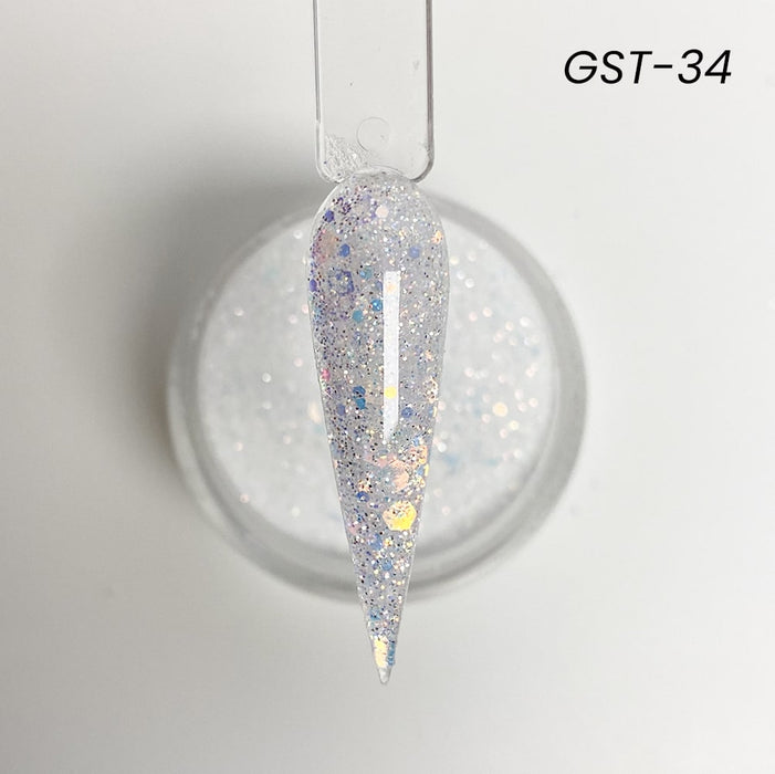 GEMS - COLLECTION 36 COLORS GLITTER POWDER