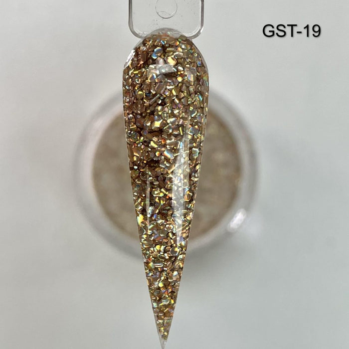 GEMS - COLLECTION 36 COLORS GLITTER POWDER
