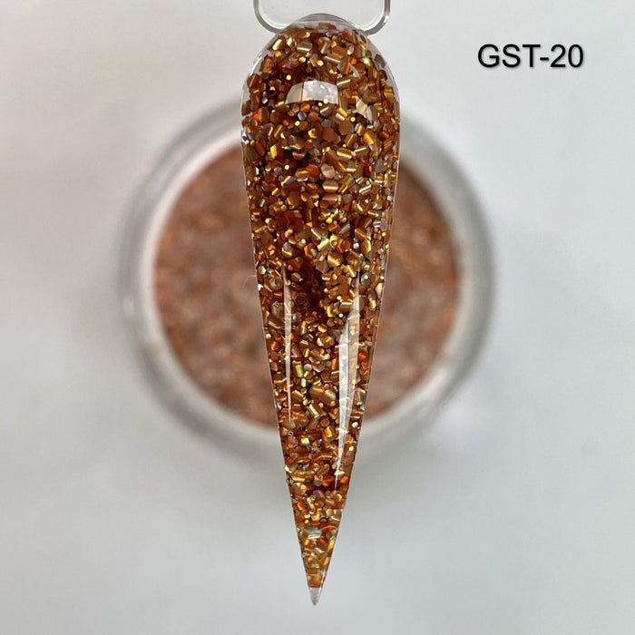 GEMS - COLLECTION 36 COLORS GLITTER POWDER