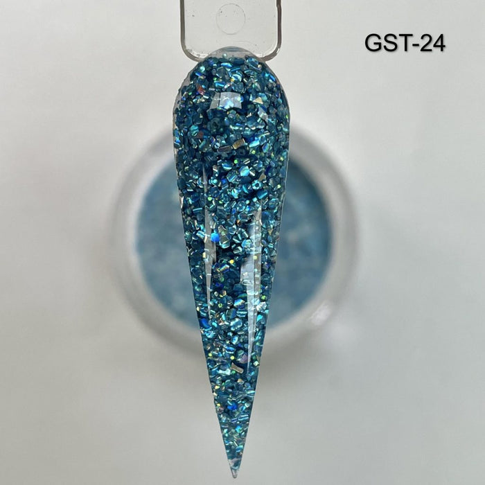 GEMS - COLLECTION 36 COLORS GLITTER POWDER