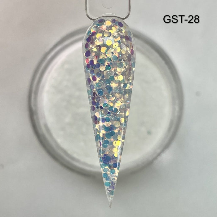 GEMS - COLLECTION 36 COLORS GLITTER POWDER
