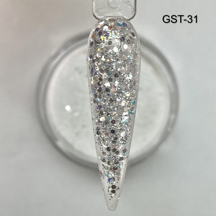 GEMS - COLLECTION 36 COLORS GLITTER POWDER