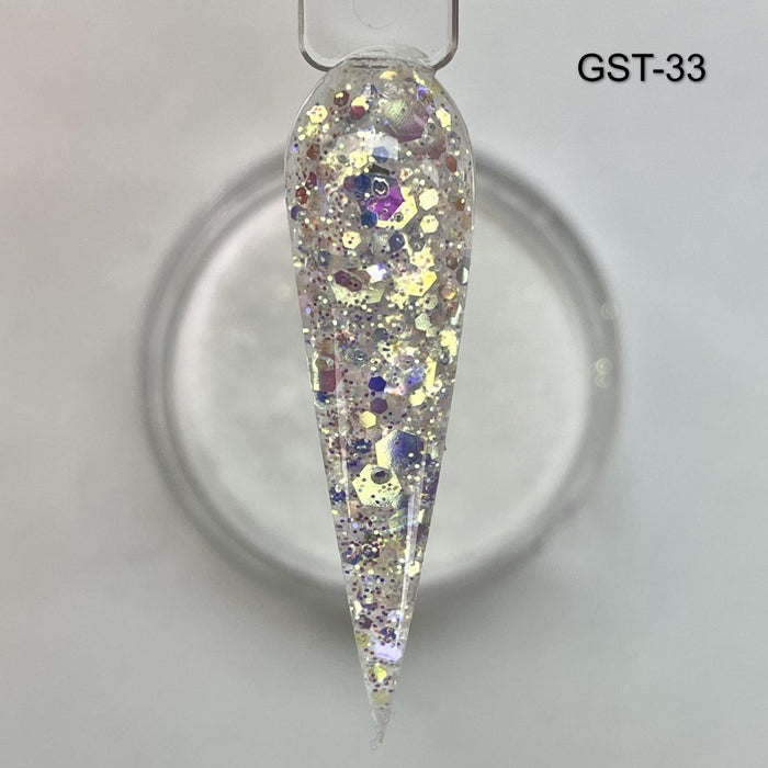 GEMS - COLLECTION 36 COLORS GLITTER POWDER
