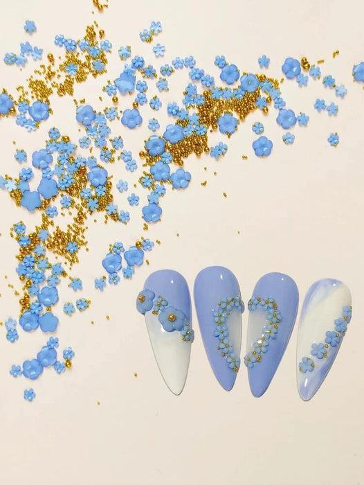 FLOWER SHAPED NAIL ART DECORATION