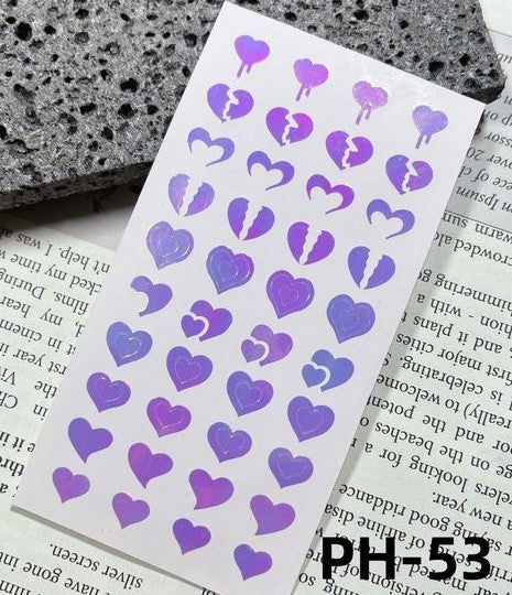 STICKER - Nail Art Airbrush Aurora  - Set B | 4 pcs