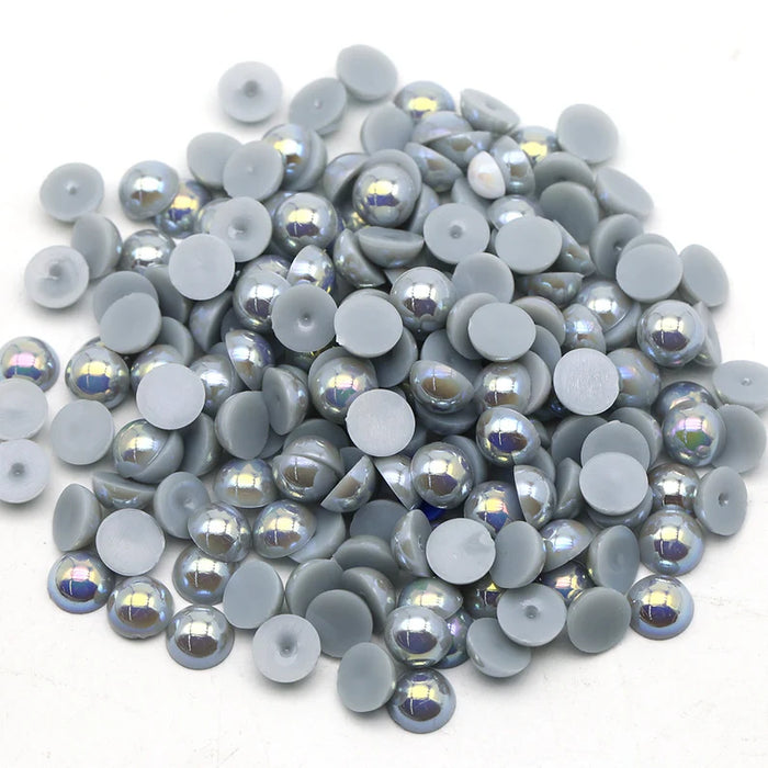 NAIL ART DESIGN - PEARL BEAD HALF FLAT BACK