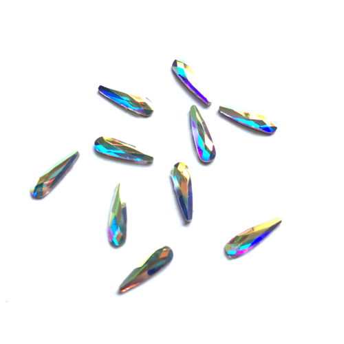 HIGH QUALITY 3D AB RAINBOW DIAMOND GEMSTONE - Flat Back