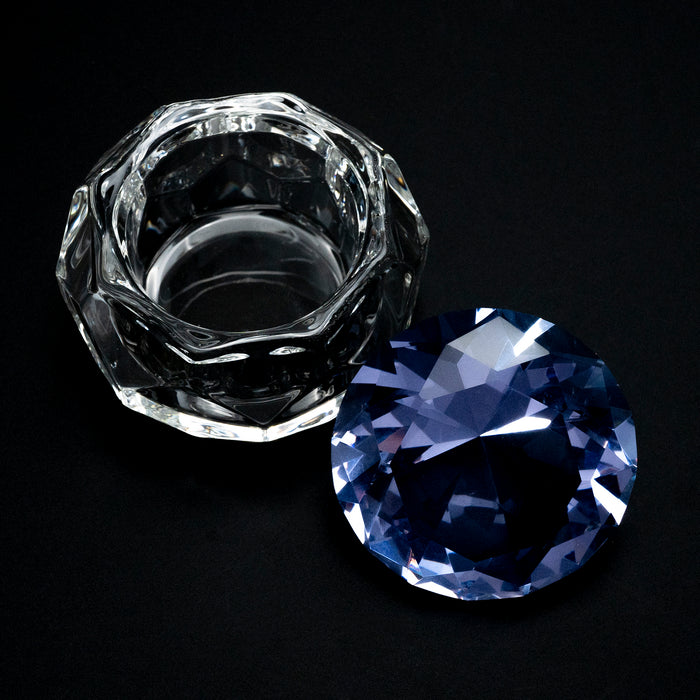 CRYSTAL LIQUID JAR - DIAMOND LID | 4 Colors