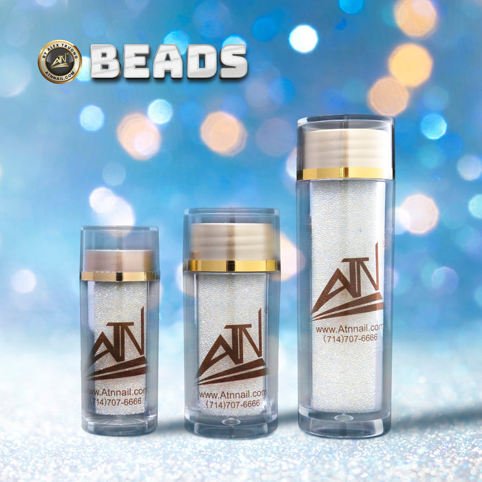 NAIL DECORATION - BEADS - AB RAINBOW - 0.8mm