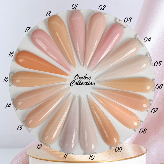 OMBRE NATURAL - COLLECTION 18 COLORS POWDER