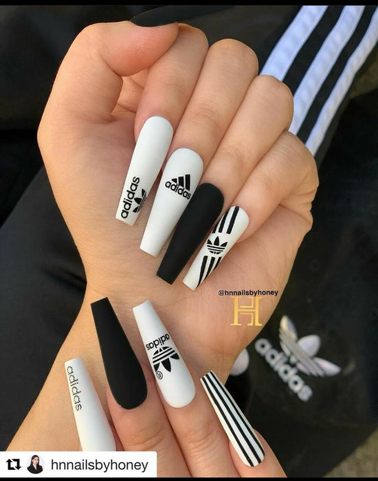 STICKER - SPORT BRAND- SILVER | SET 3 Pcs
