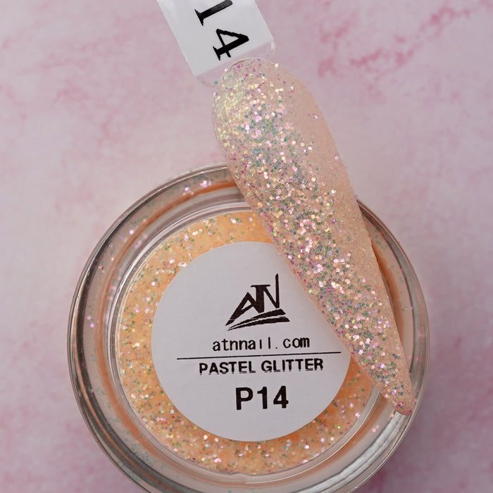 GLITTER - PASTEL GLITTER COLLECTION 14 COLORS | 0.5 OZ