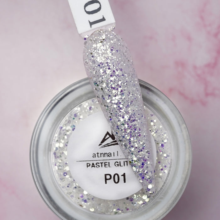 GLITTER - PASTEL GLITTER COLLECTION 14 COLORS | 0.5 OZ