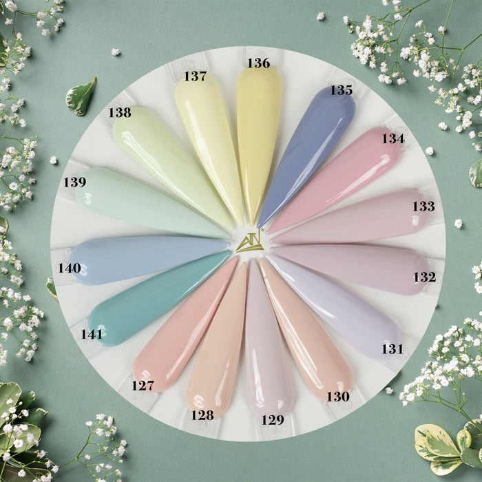 PASTEL COLLECTION 15 COLORS – Matching Trio 3 IN 1 ( From #127 -> #141 in 200 colors )
