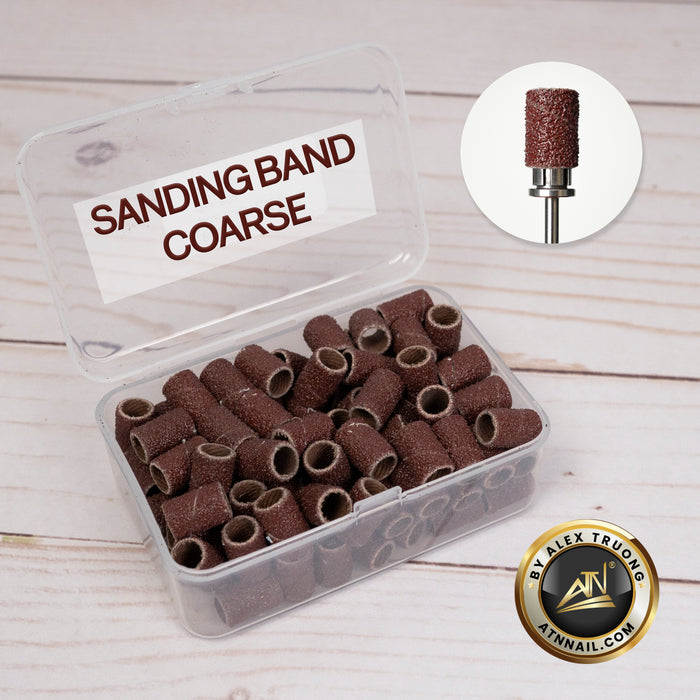 BROWN SANDING BAND - 3 size | 100 Pcs