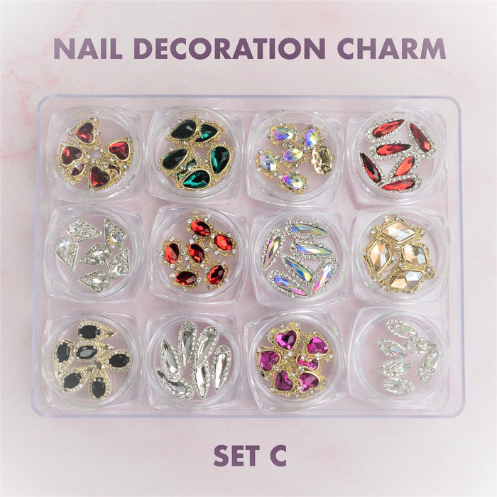 SPECIAL PRICE !!! NAIL DECORATION RHINSTONES CHARM SPECIAL SET