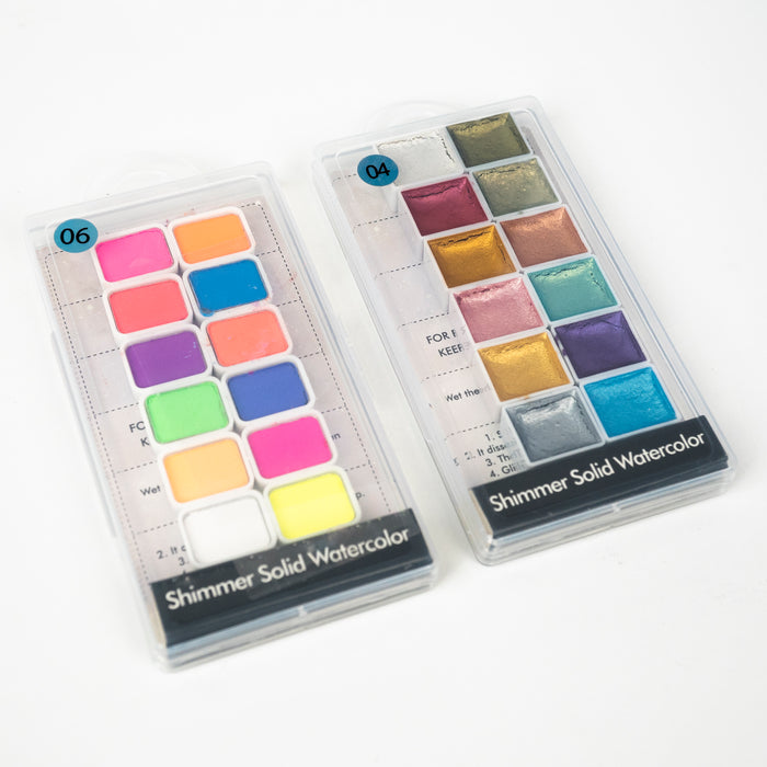 Shimmer Solid Watercolor