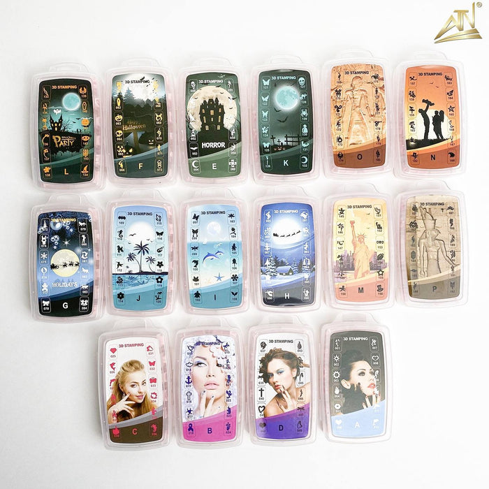 NAIL Art Design - 3D Stamping | Set 192 pcs