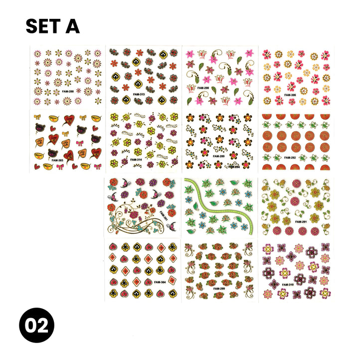 STICKER - 3D MULTIPLE DESIGN | SET 30 PCS