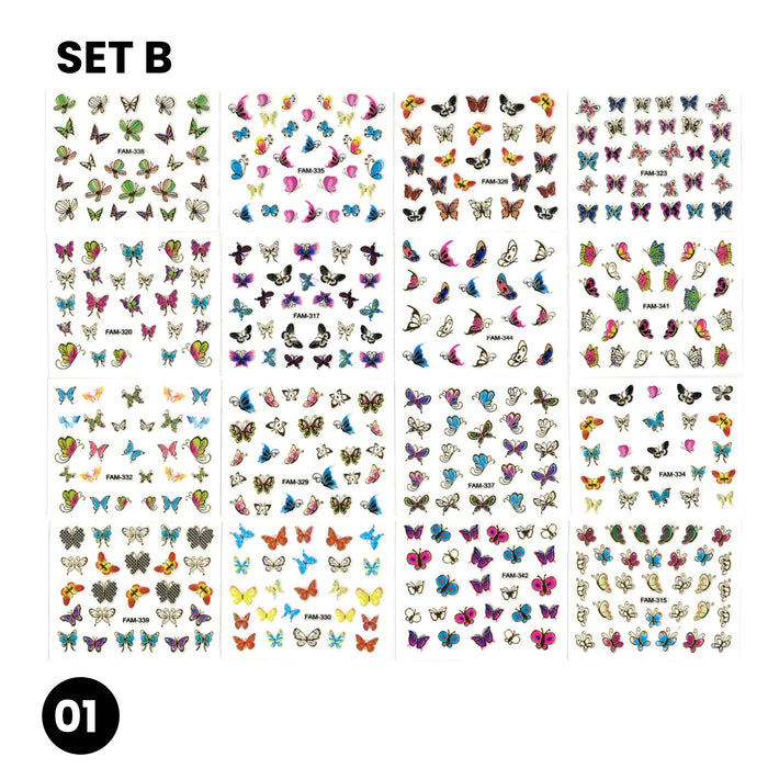 STICKER - 3D MULTIPLE DESIGN | SET 30 PCS
