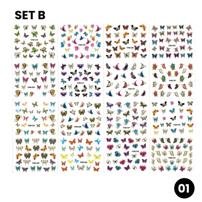 STICKER - 3D MULTIPLE DESIGN | SET 30 PCS