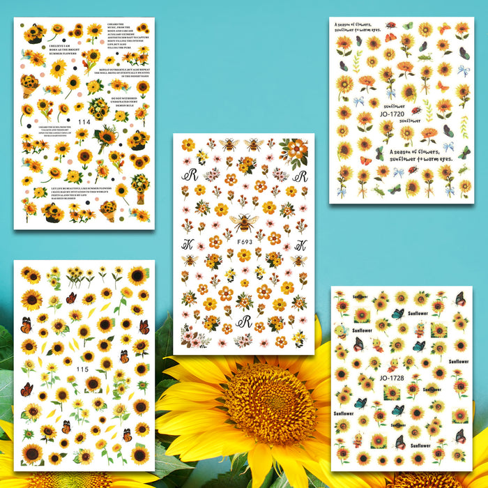 STICKER - SUNFLOWER | SET 5 PCS