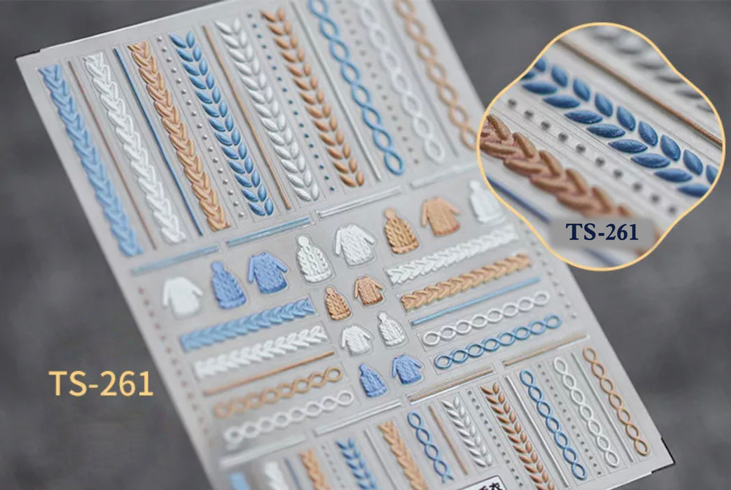 STICKER - 5D SWEATER STYLES | 1 PCS