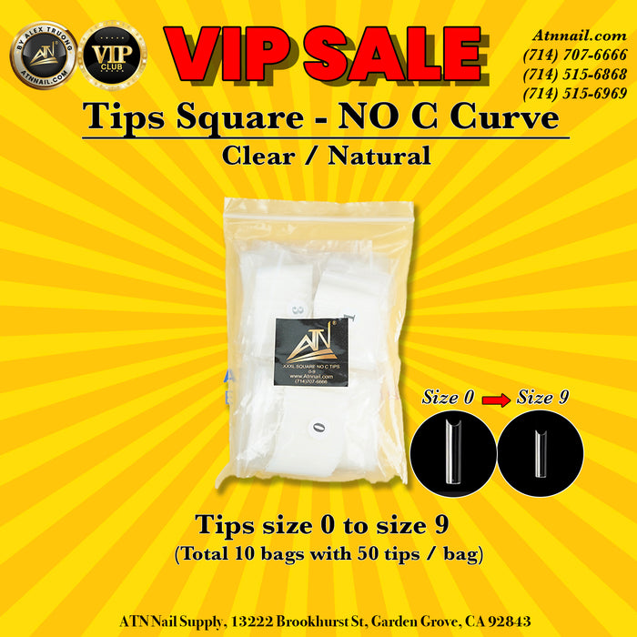 TIPS NO C -  XXXL SQUARE (0-9)