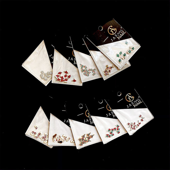 NAIL DECORATION - CHARM - Christmas  | Set 10 pcs
