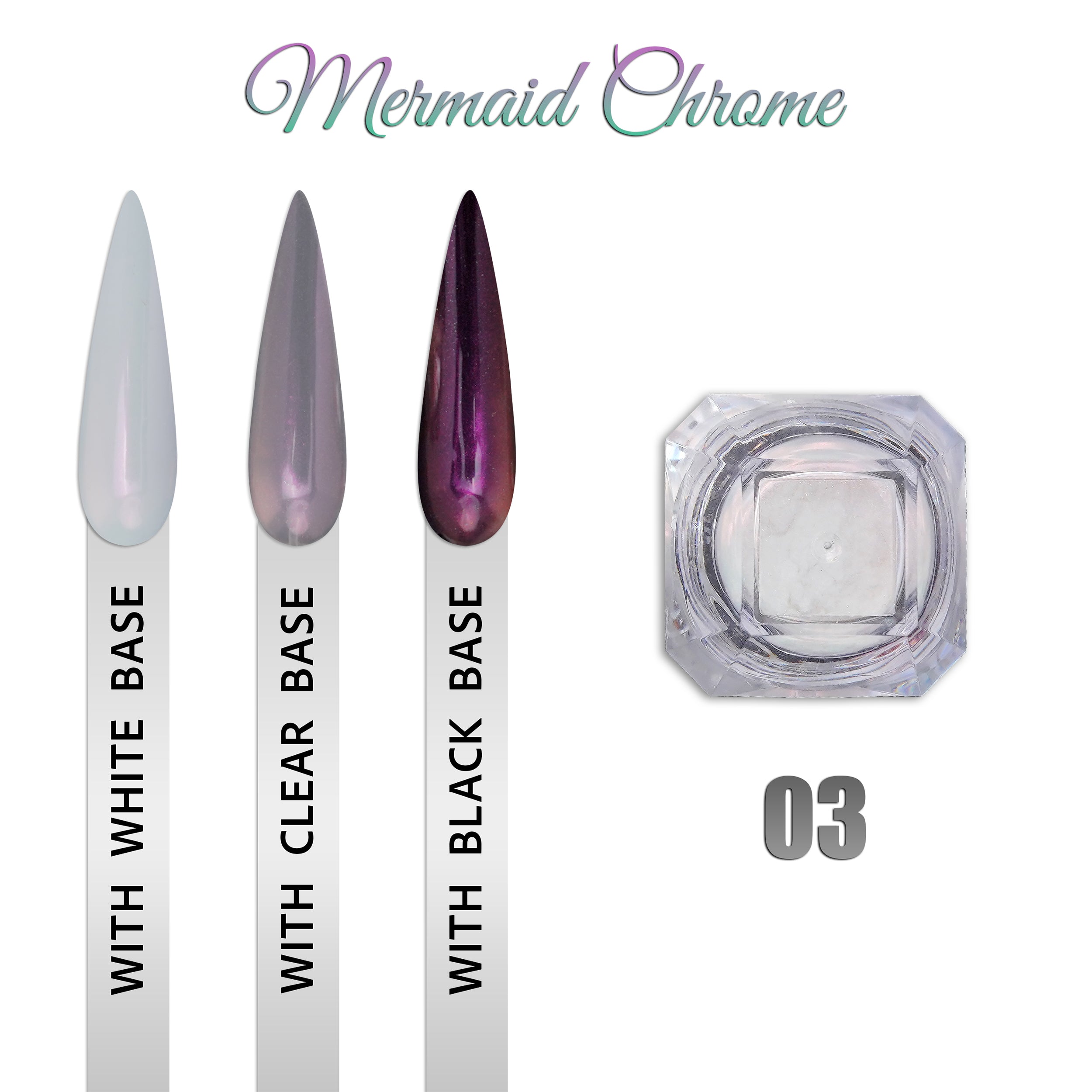 Mermaid Chrome 0.9gr - Set 6 Colors