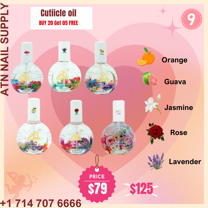 9-  Cuticle Oil Buy 27ml 20 Get 05 Free