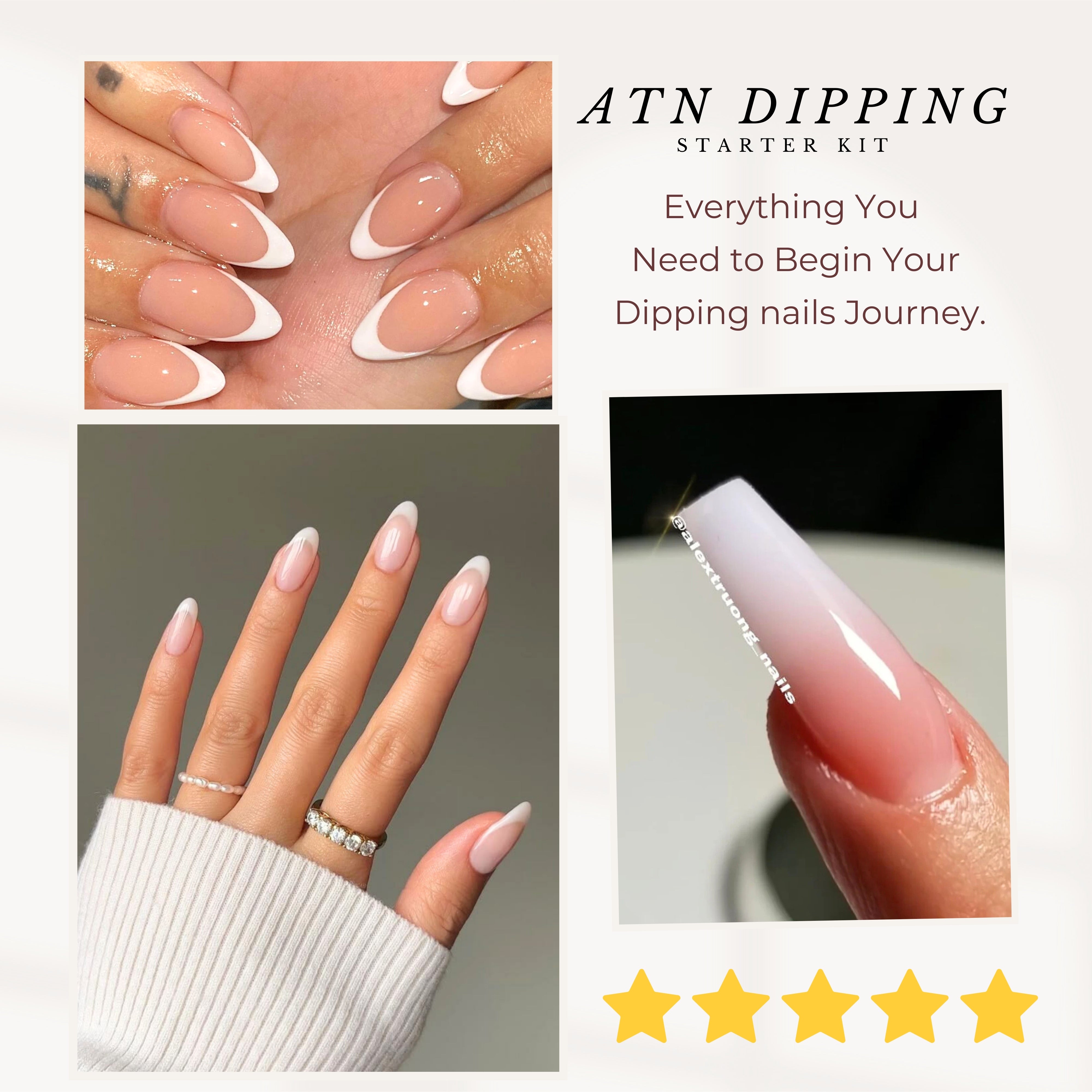 Bộ dụng cụ ATN số 1 - Bộ dụng cụ nhúng móng ATN dành cho người mới bắt đầu và thợ làm móng chuyên nghiệp