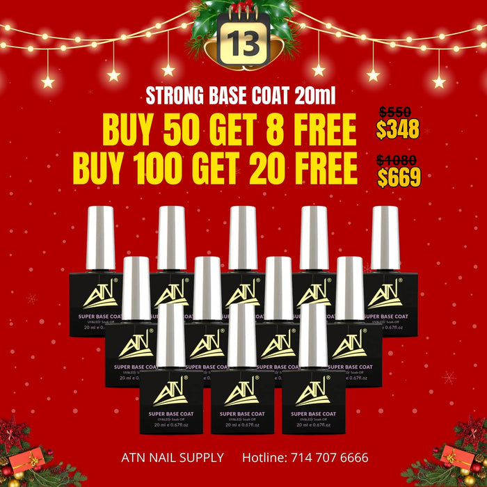 Strong Base Coat 20ml | Buy 50 Get 8 Free | Buy 100 Get 20 Free