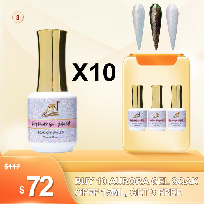 FS0918 – Buy 10 Aurora Builder Gel 15ml, Get 3 Free