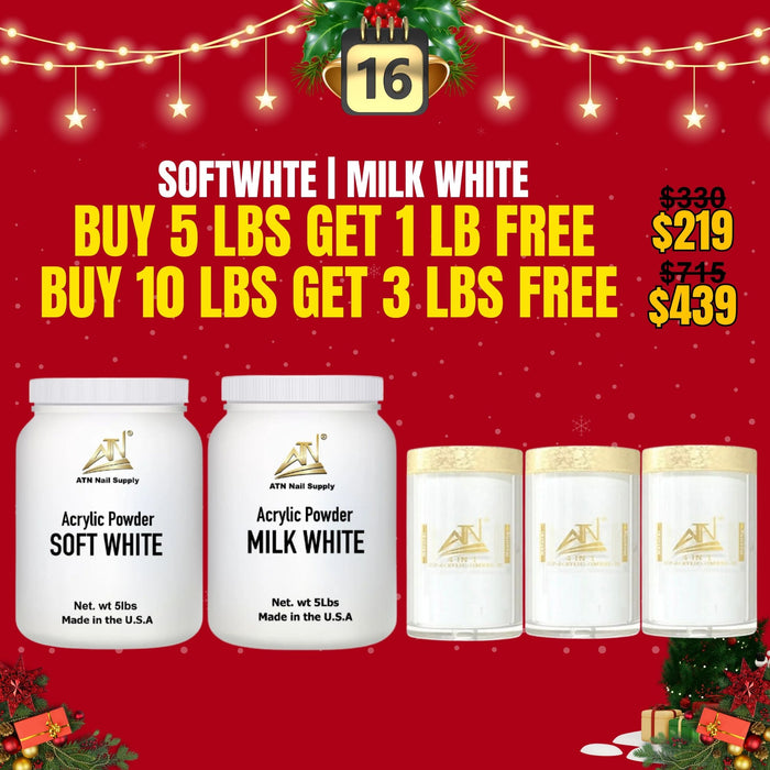 Soft White & Milk White Mix & Match | Buy 5 Lbs Get 1Lb Free