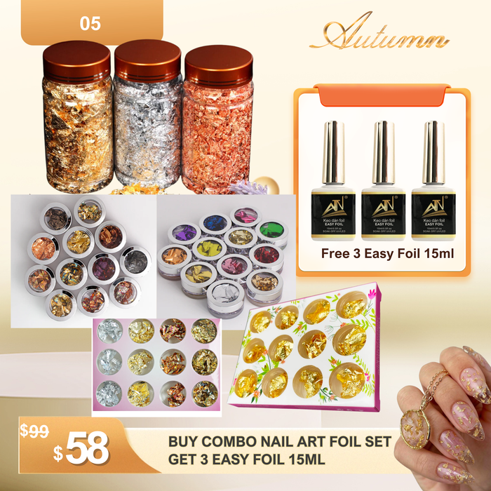 Mid-Autumn Festival – Buy Combo Nail Art Foil Set, Get Free Easy Foil Gels