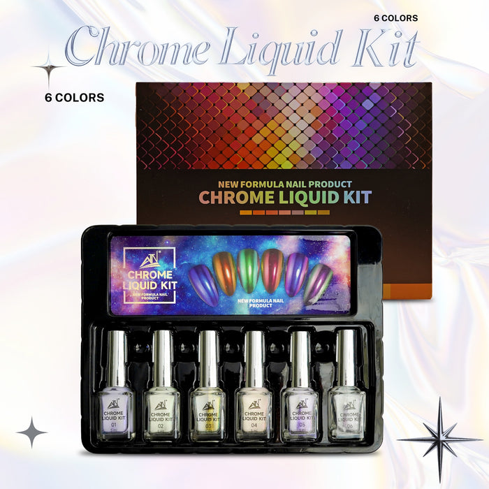 ATN LIQUID CHROME 6 Colors/Pack