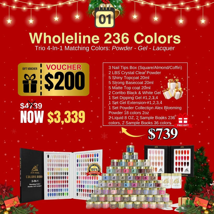 Wholeline 236 Colors | Trio 4-IN-1 Matching Colors