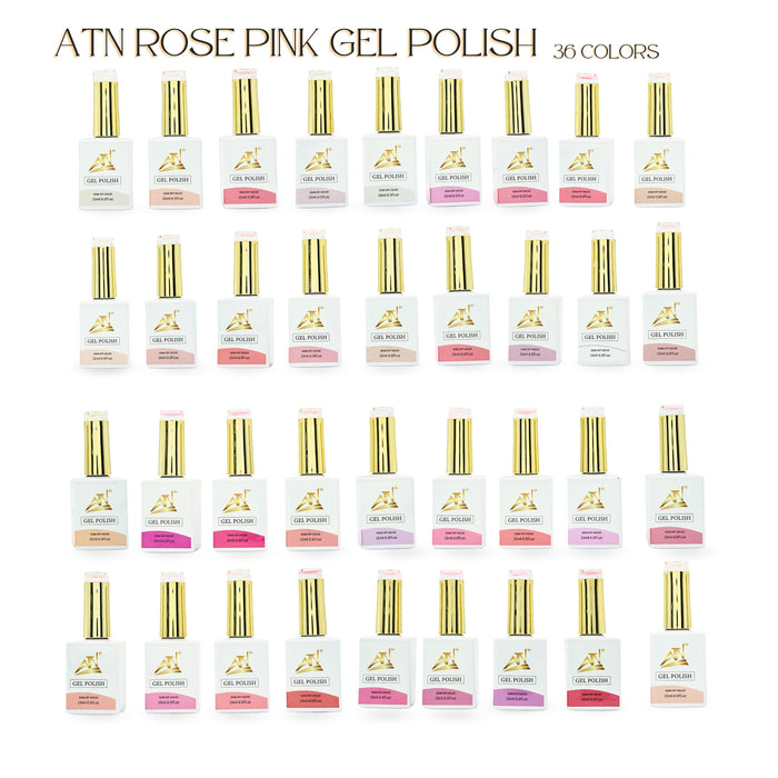 ATN GEL POLISH - ROSE PINK 36 COLORS