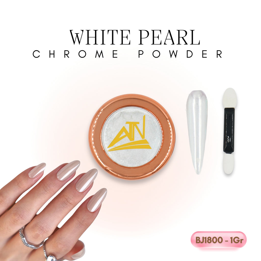 ATN CHROME - WHITE PEARL BJ1800 ( HAILEY BIEBER ) - 1 GRAM — ATN