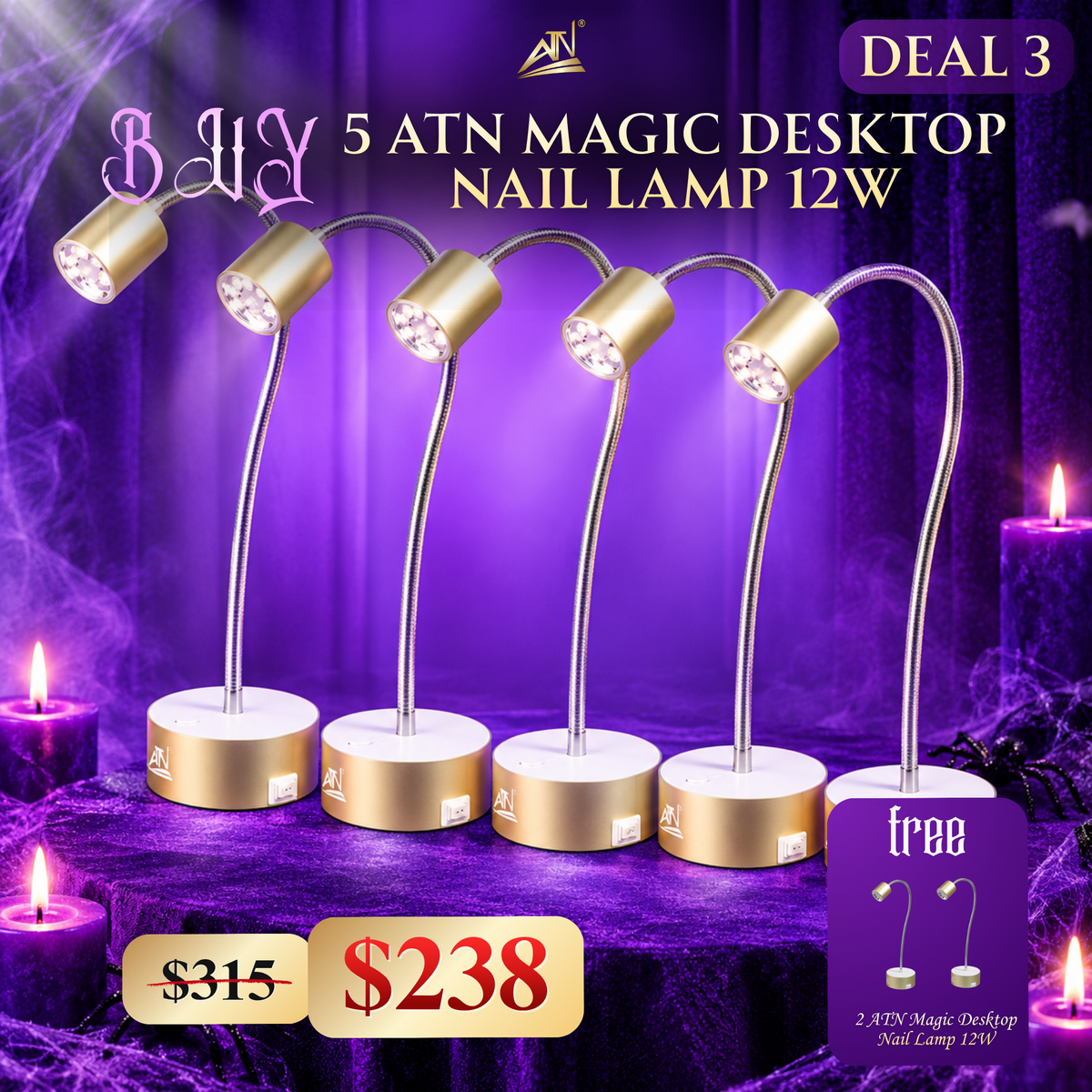 DEAL 3: BUY 5 FREE 2 GELX MAGIC NAIL 12W