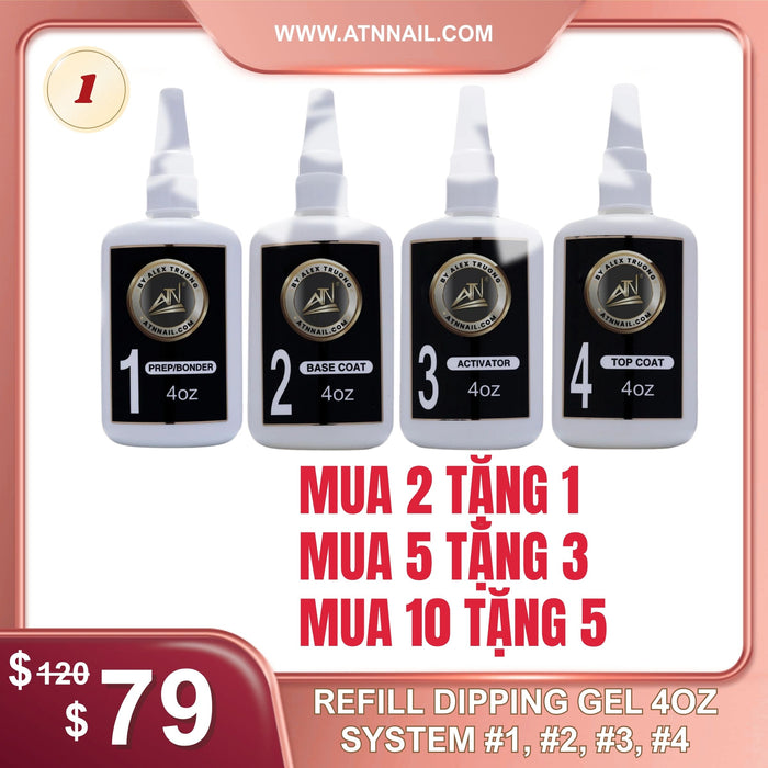 FS1002 - Refill Dipping Gel 4oz - Mua 2 Tặng 1