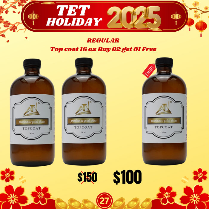 Tet Holiday 2025 - REGULAR Top coat 16 oz Buy 02 get 01 Free