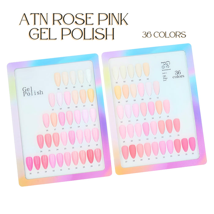 ATN GEL POLISH - ROSE PINK 36 COLORS