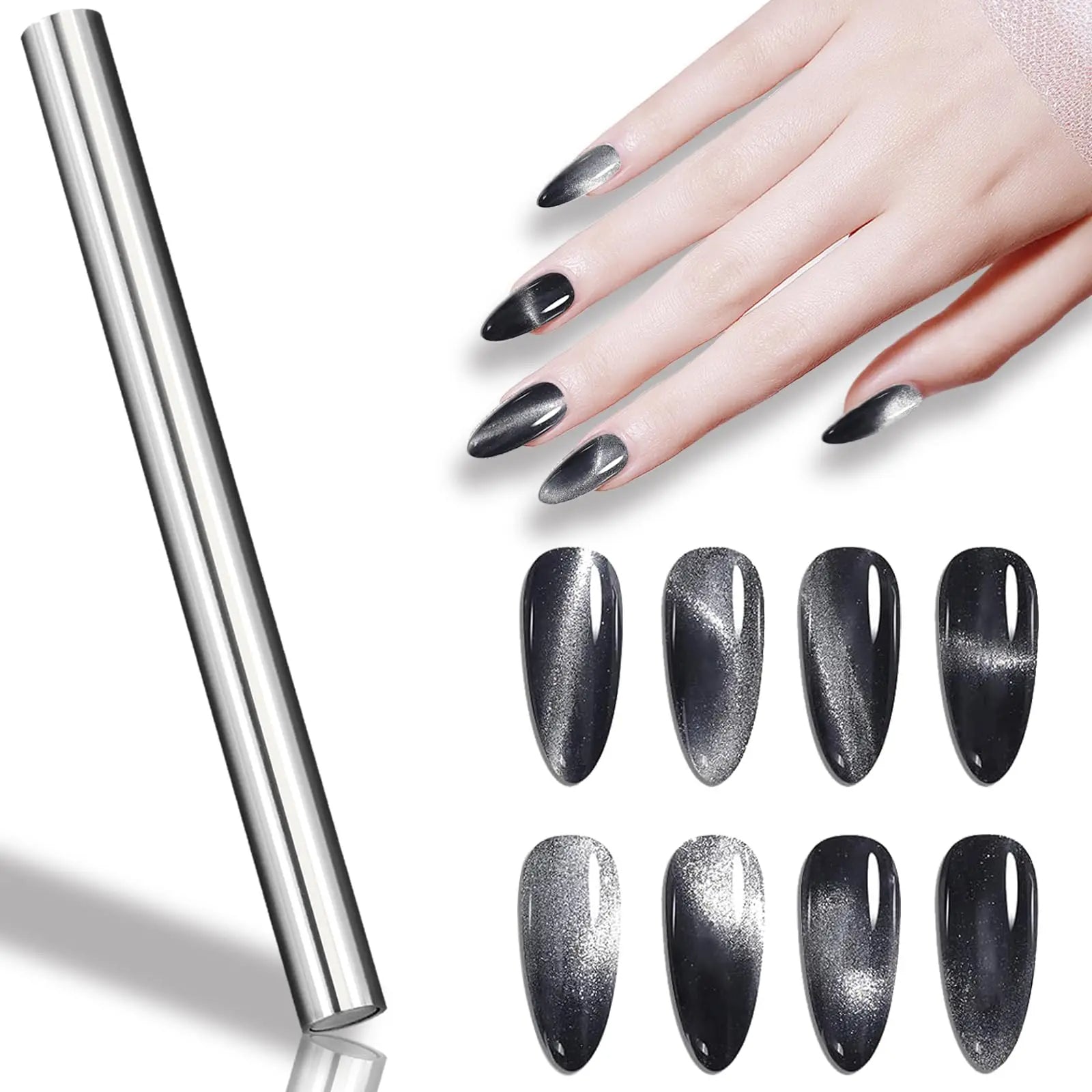 Nam châm móng tay hai đầu cho sơn gel mắt mèo cỡ lớn