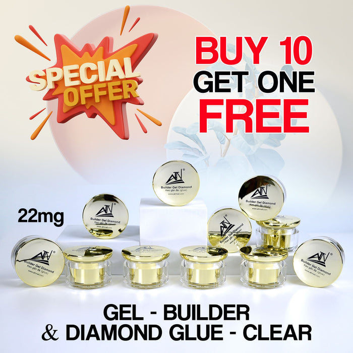 GEL - BUILDER & DIAMOND GLUE - CLEAR | 22 gram