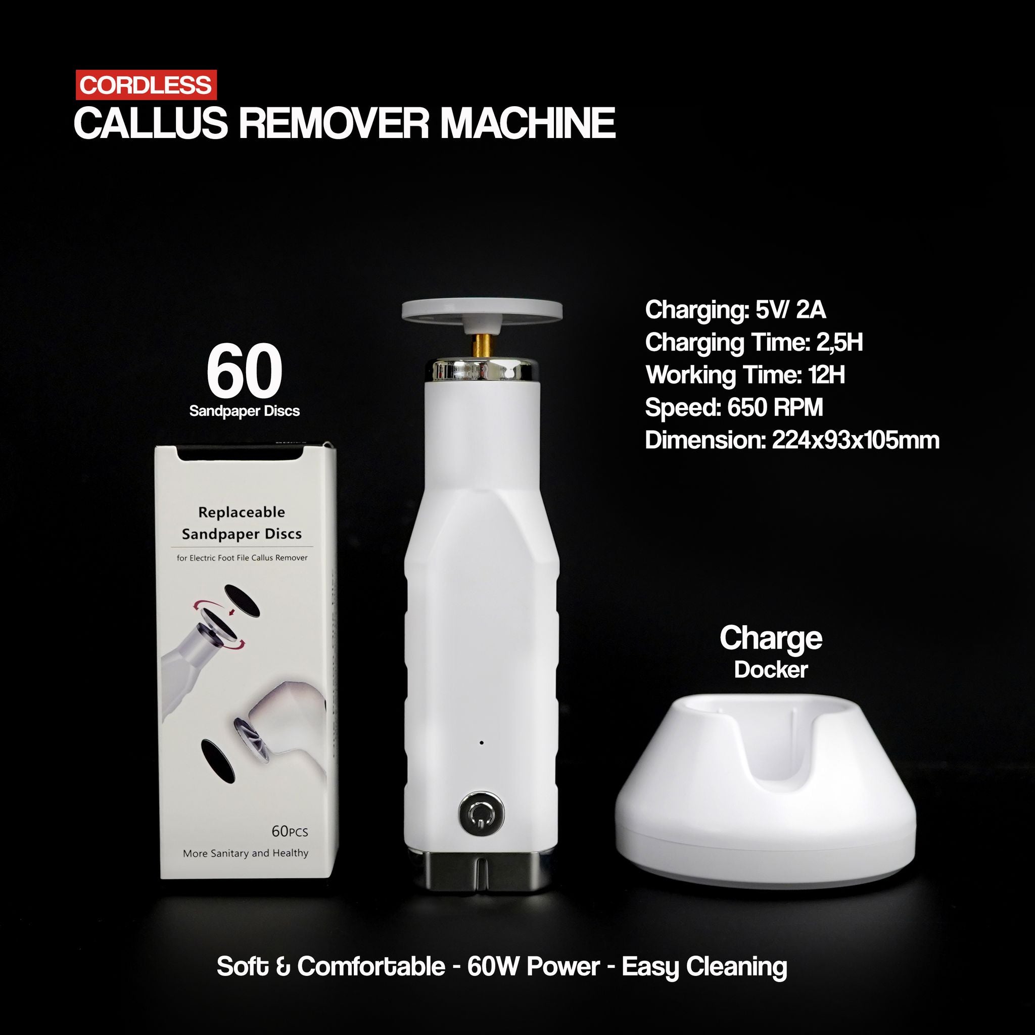 CALLUS REMOVER MACHINE | MÁY CHÀ GÓT CHÂN