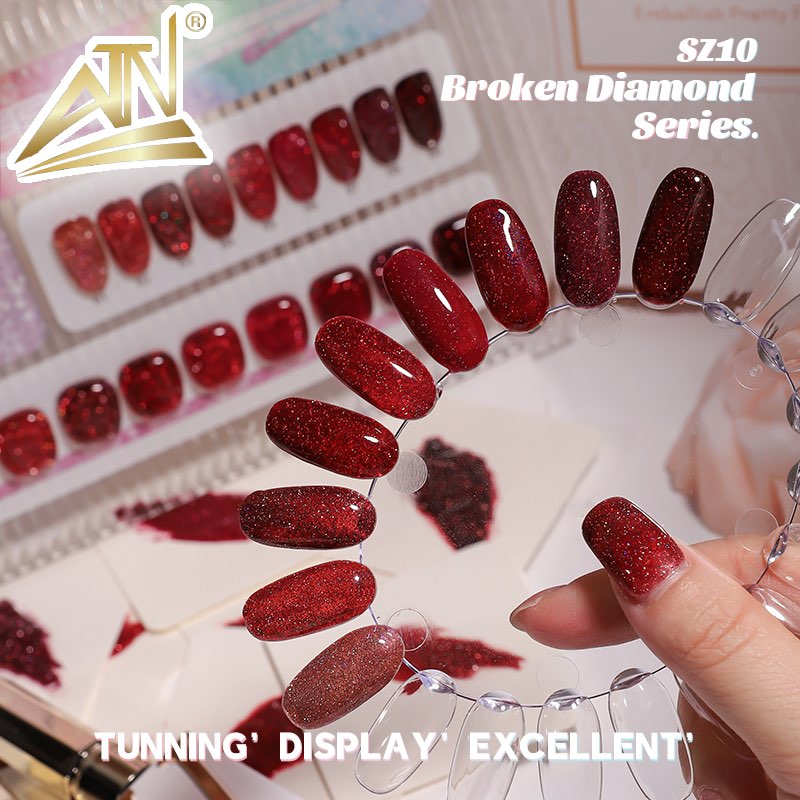 Disco Gel Polish - Set 9 Colors