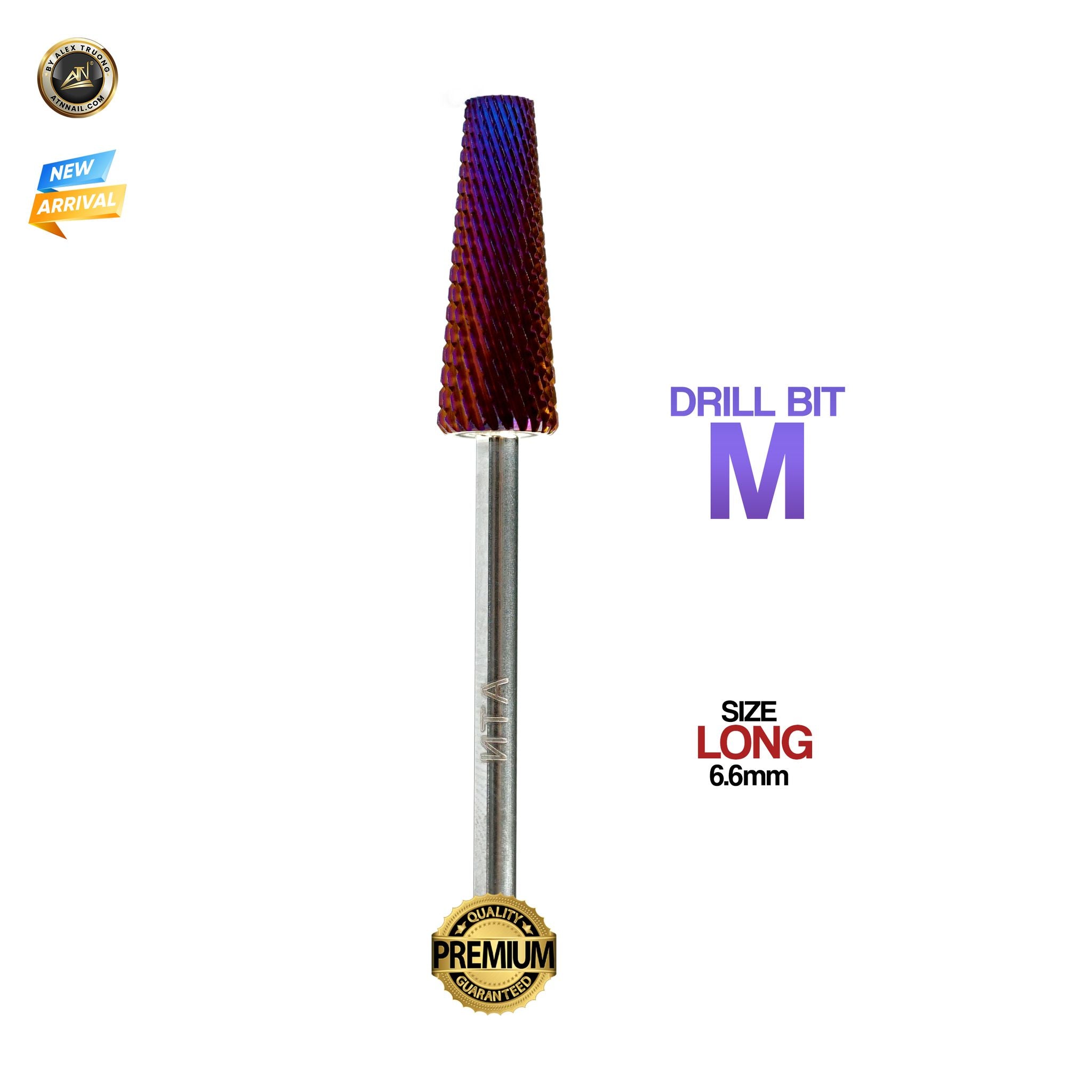 Drill Bit - M Long - Purple